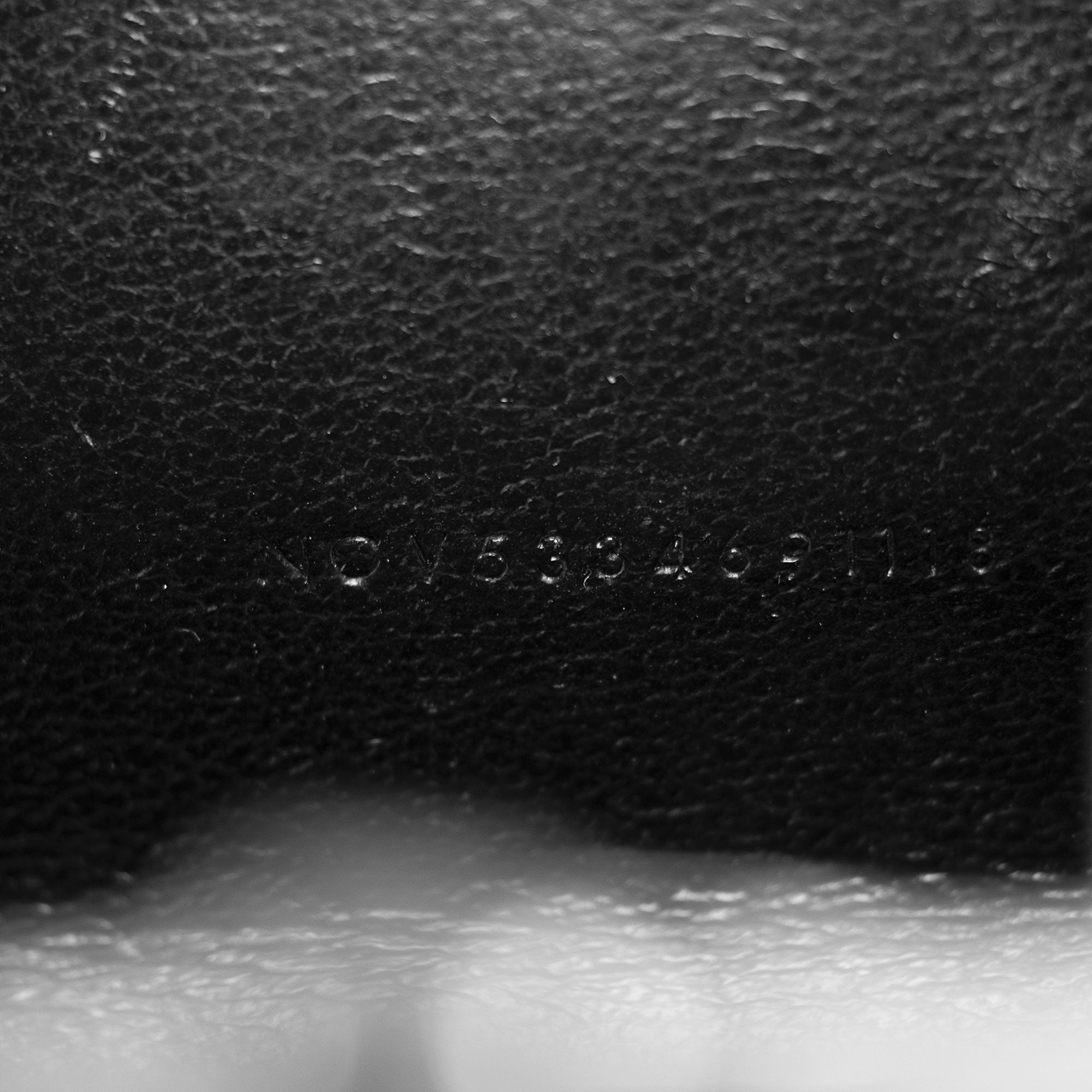Saint Laurent Lambskin Monogram Pyramid Clutch
