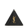 Saint Laurent Lambskin Monogram Pyramid Clutch