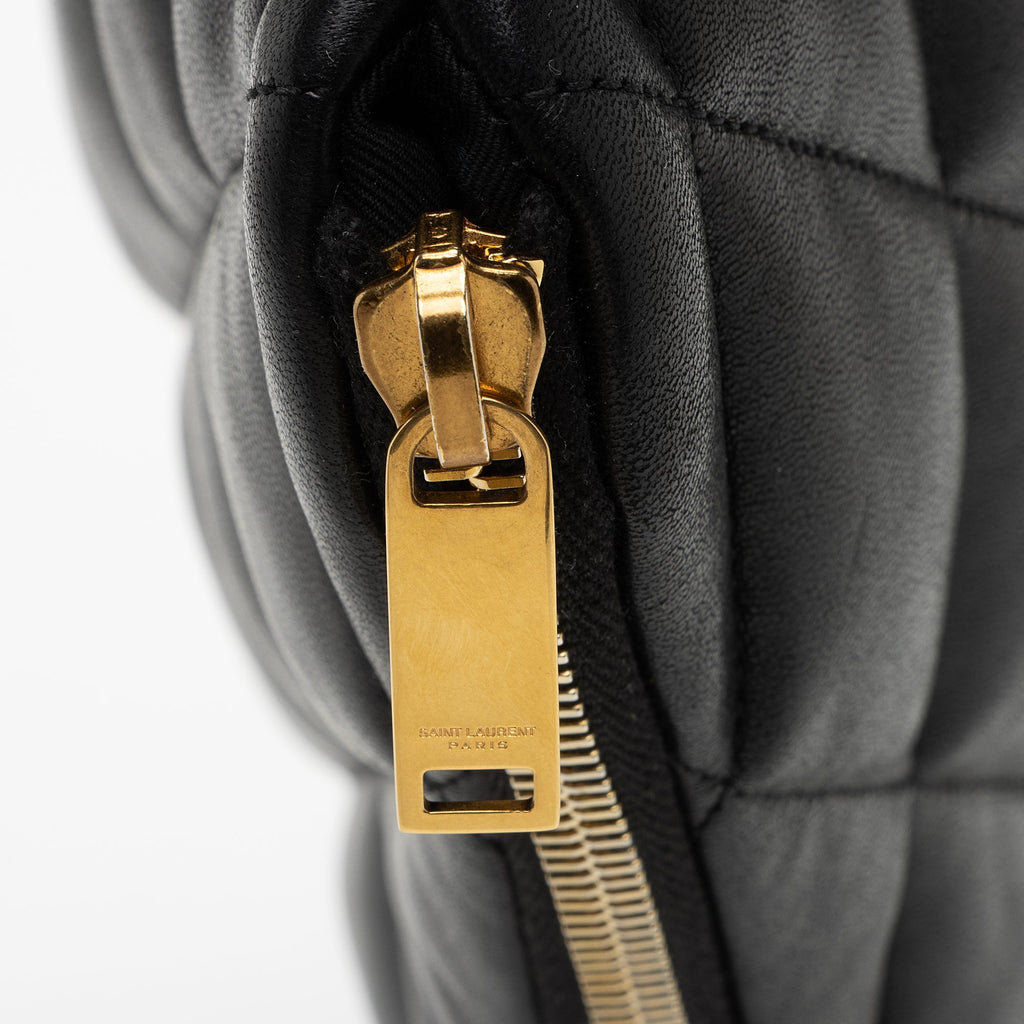 Saint Laurent Lambskin Monogram Sade Pouch (SHF-2kkXSR)