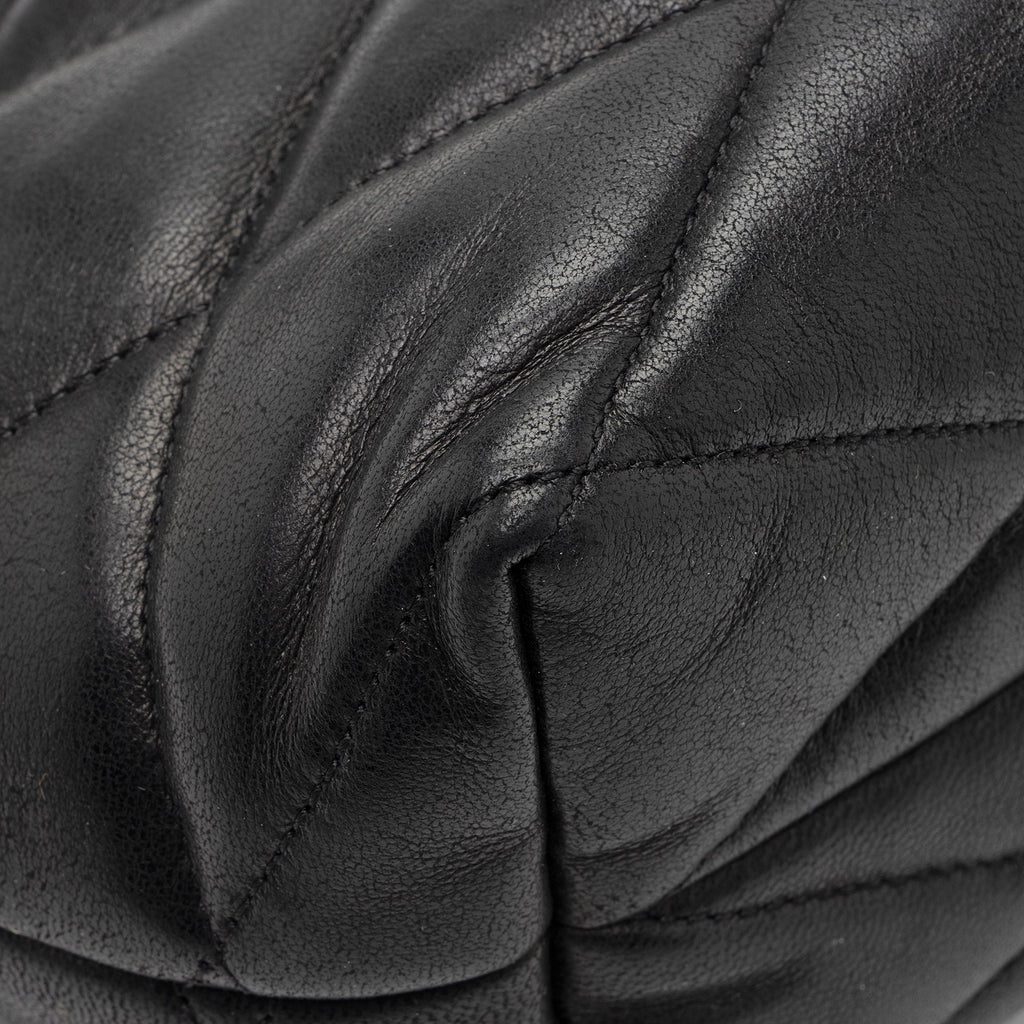 Saint Laurent Lambskin Monogram Sade Pouch (SHF-2kkXSR)