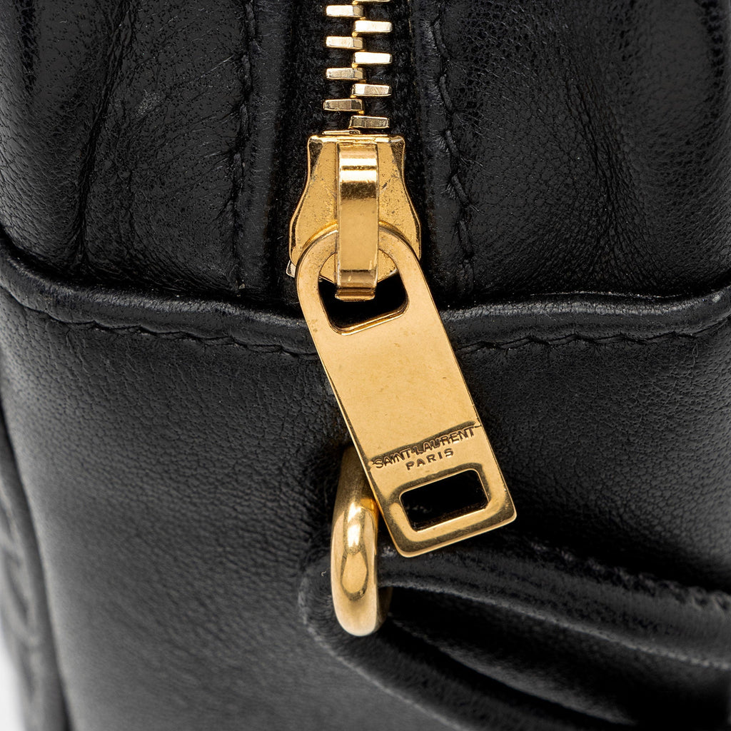 Saint Laurent Lambskin Monogram Victoire Camera Bag (SHF-0P9i8L)