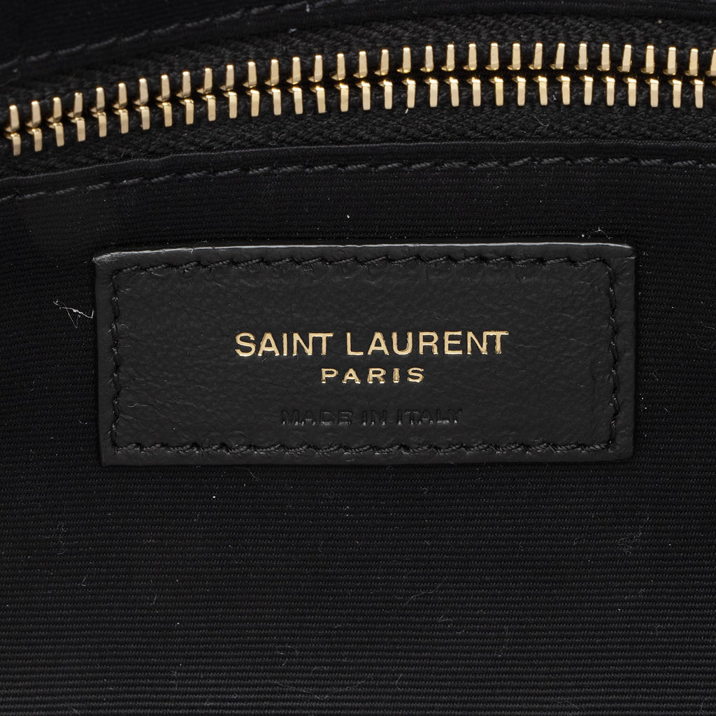 Saint Laurent Lambskin Suede Monogram Jamie Chain Medium Shoulder Bag (SHF-YBudYx)