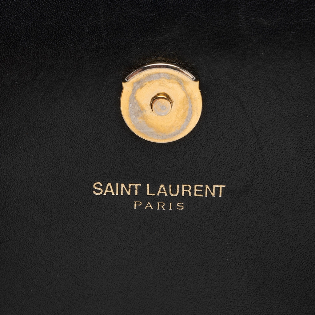 Saint Laurent Leather Monogram Kate Tassel Mini Shoulder Bag