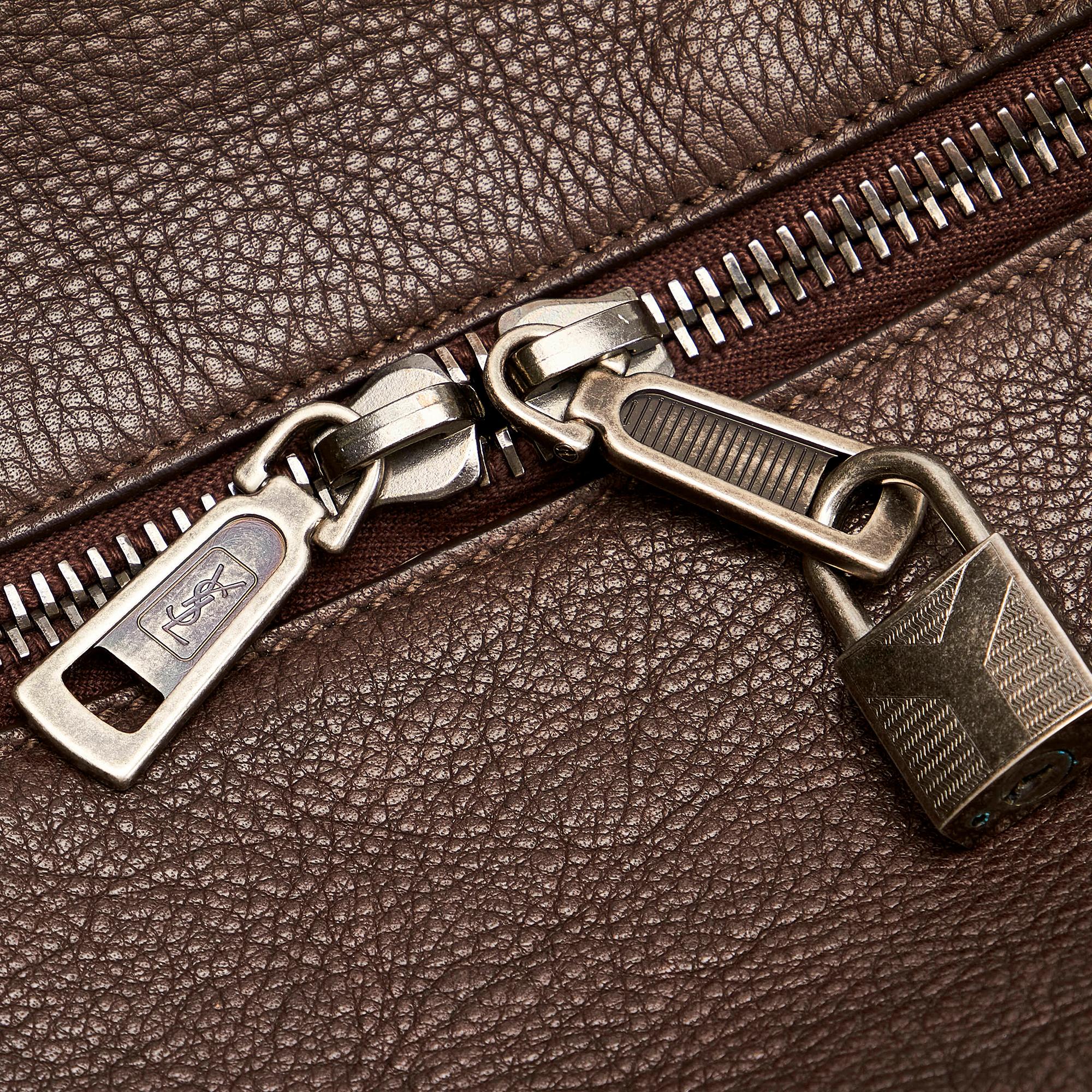 Saint Laurent Leather Tote Bag (SHG-30195)