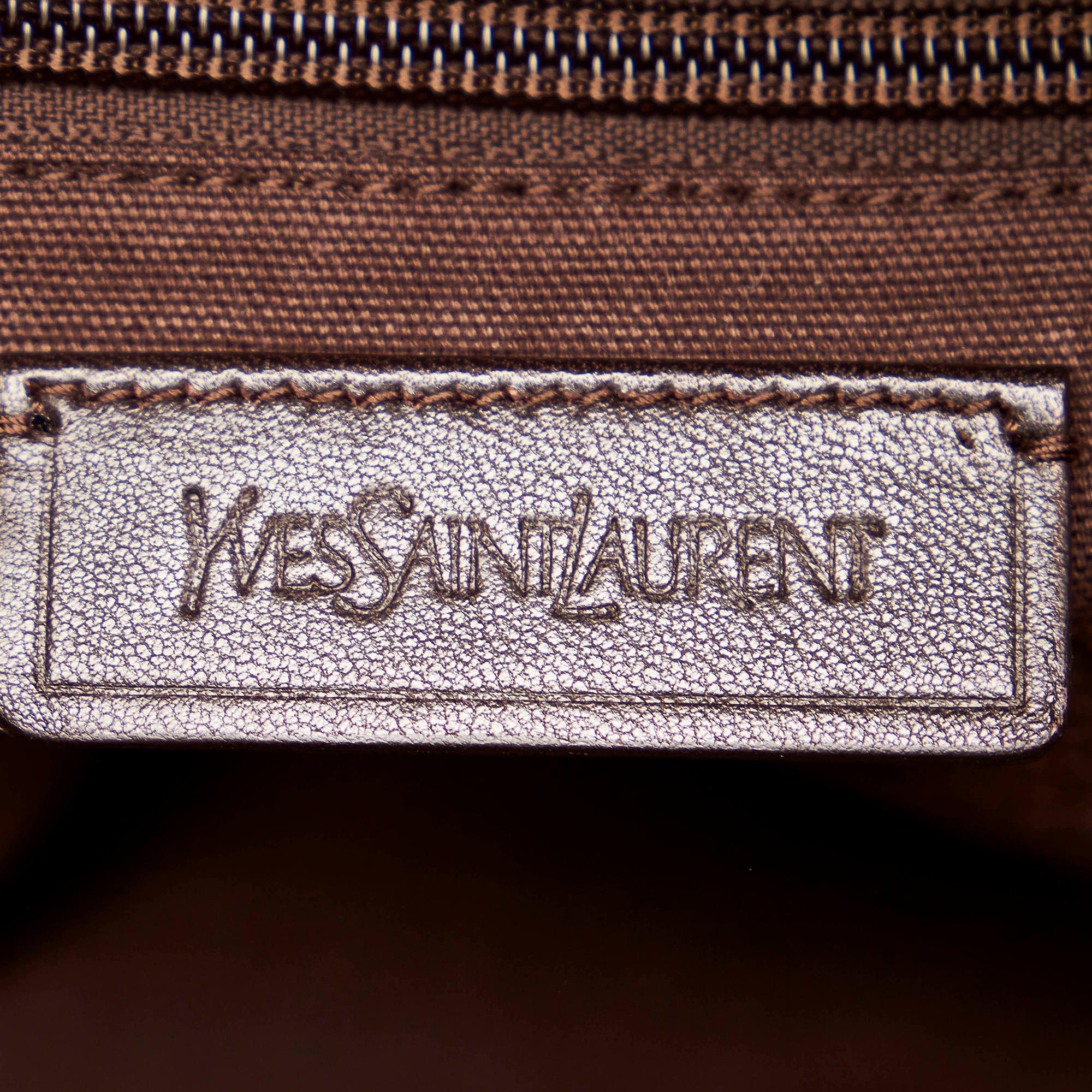 Saint Laurent Leather Tote Bag (SHG-30195)