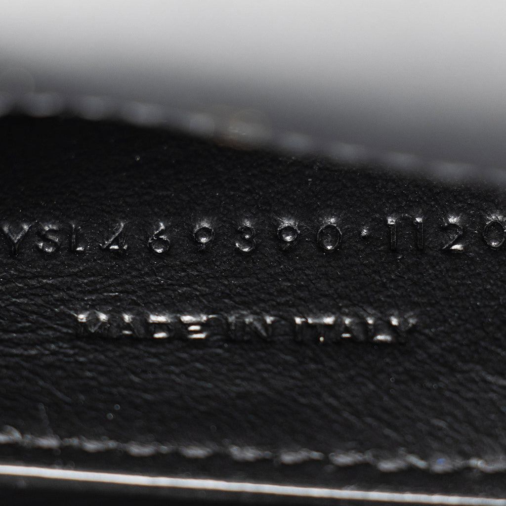 Saint Laurent Leopard Heart Print Leather Monogram Kate Small Shoulder Bag (SHF-V8CWAD)