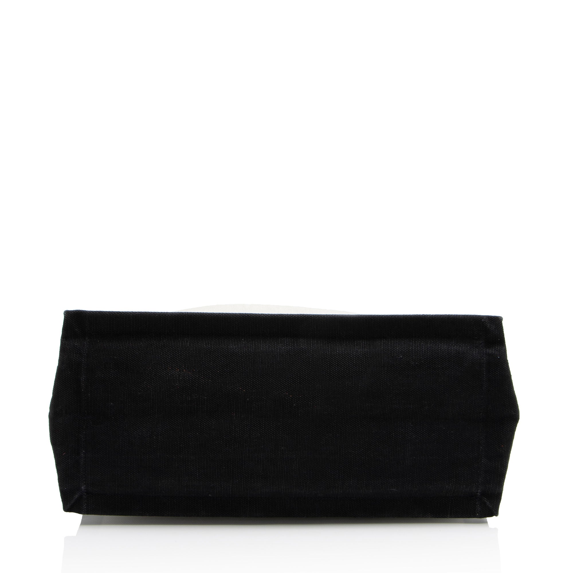 Saint Laurent Linen Calfskin Rive Gauche N/S Tote