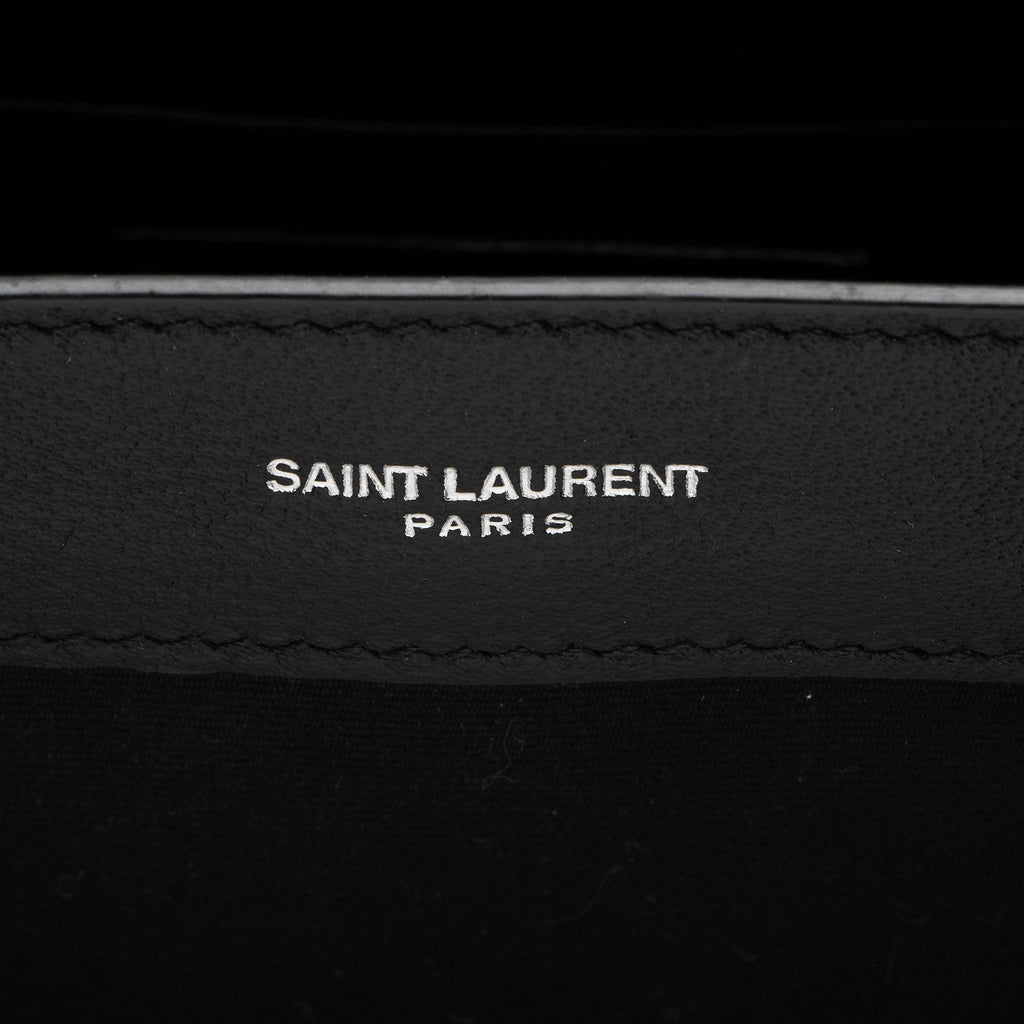 Saint Laurent Lizard Embossed Monogram Uptown Medium Tote