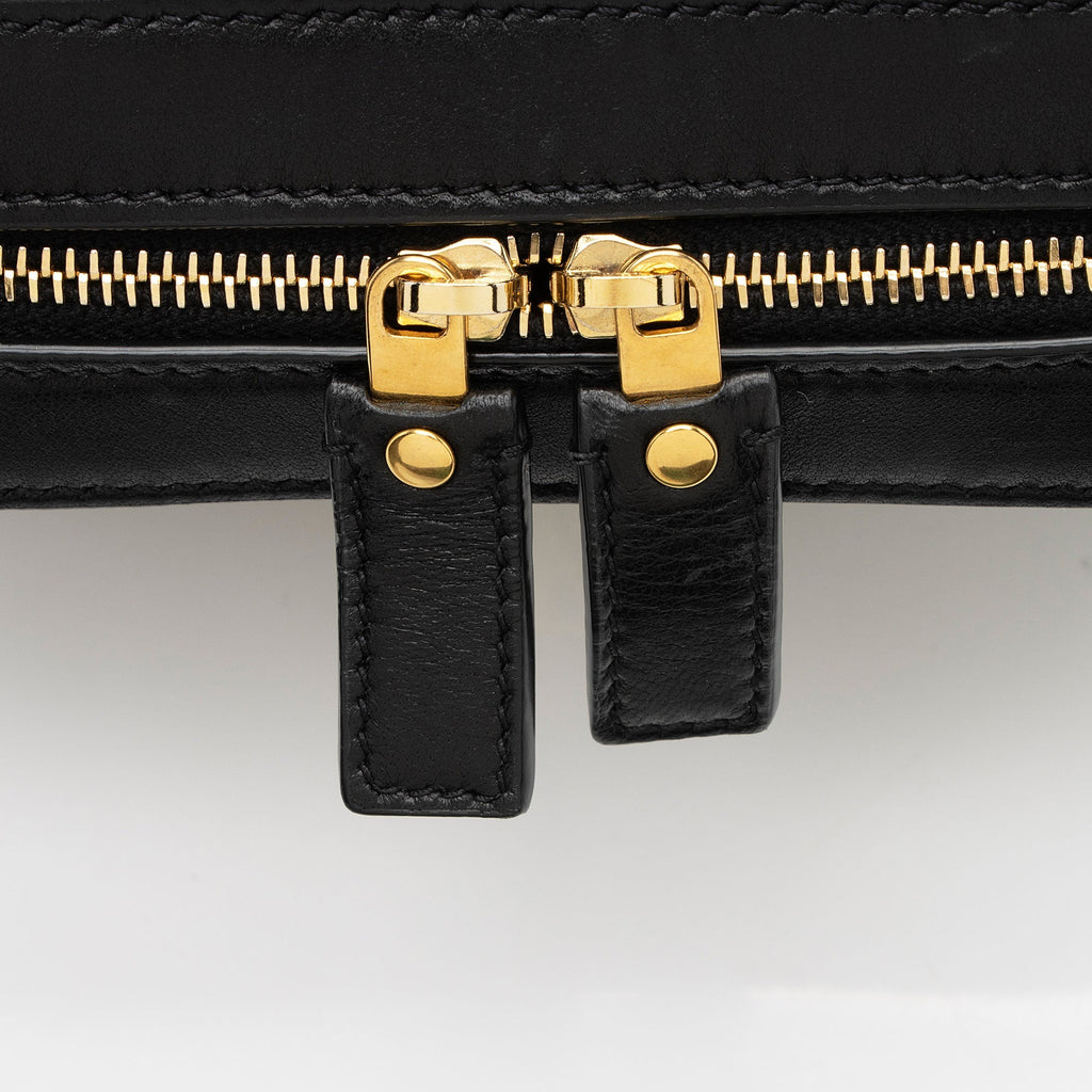 Saint Laurent Matalasse Calfskin Monogram Vicky Belt Bag (SHF-UFp2hO)