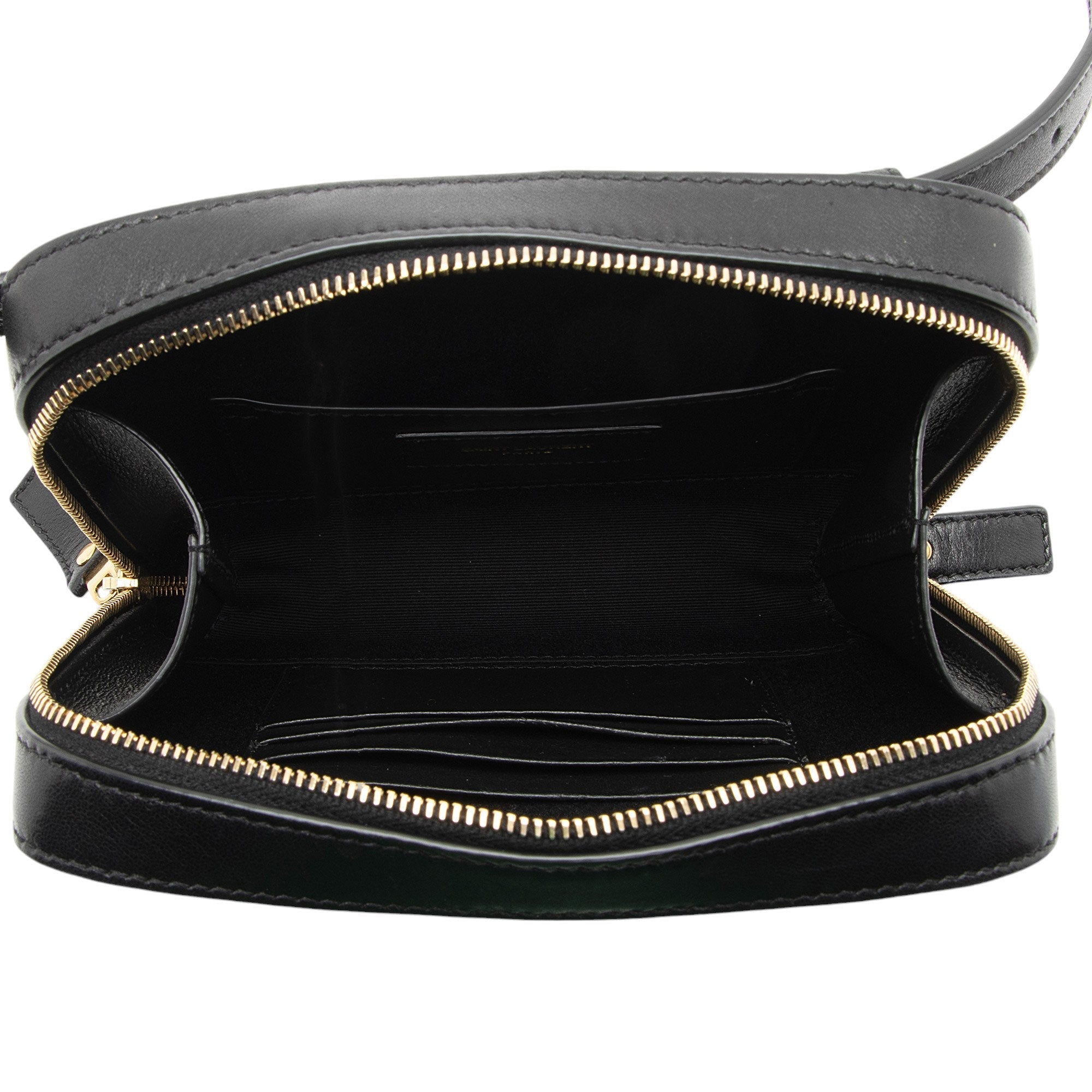 Saint Laurent Matalasse Calfskin Monogram Vicky Belt Bag (SHF-UFp2hO)