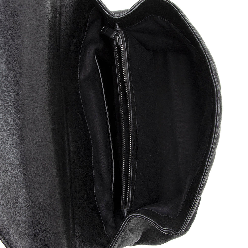 Saint Laurent Matelasse Calfskin Classic Monogram College Large Shoulder Bag (SHF-20904)