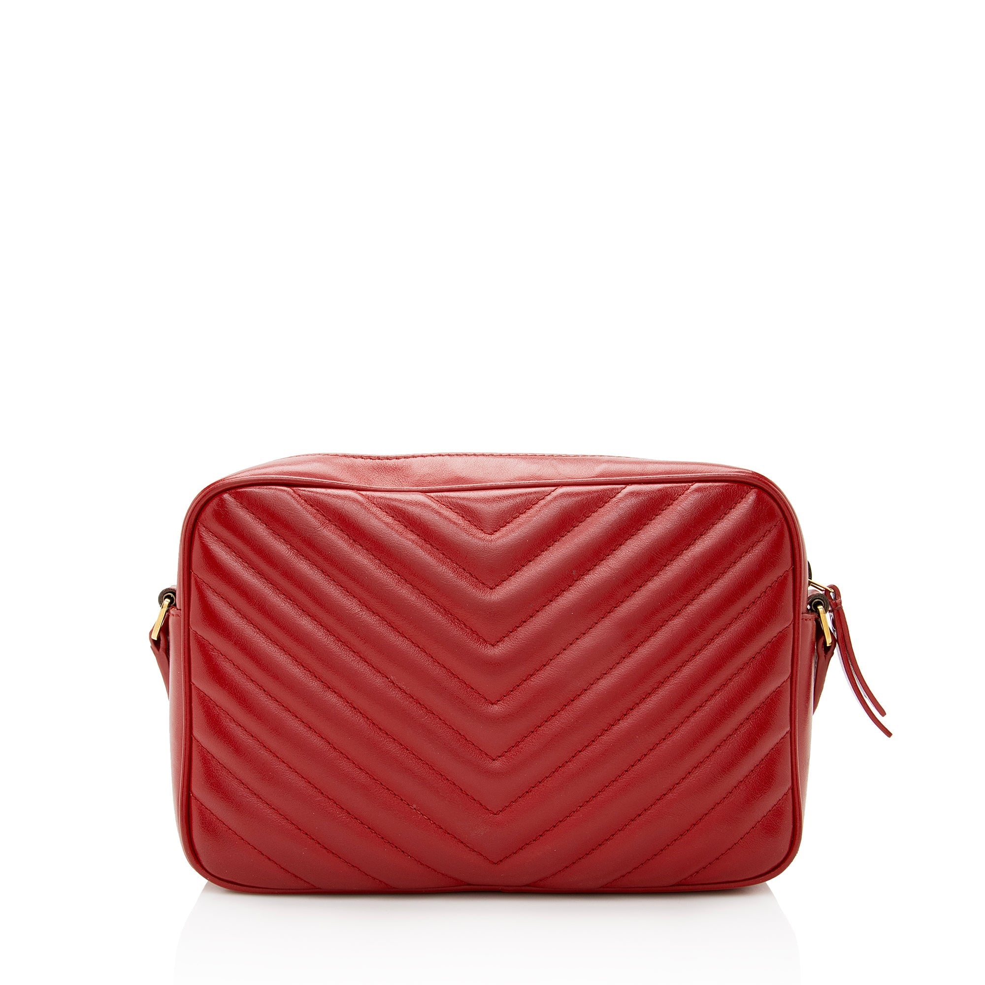 Saint Laurent Matelasse Calfskin Monogram Lou Camera Bag (SHF-22724)