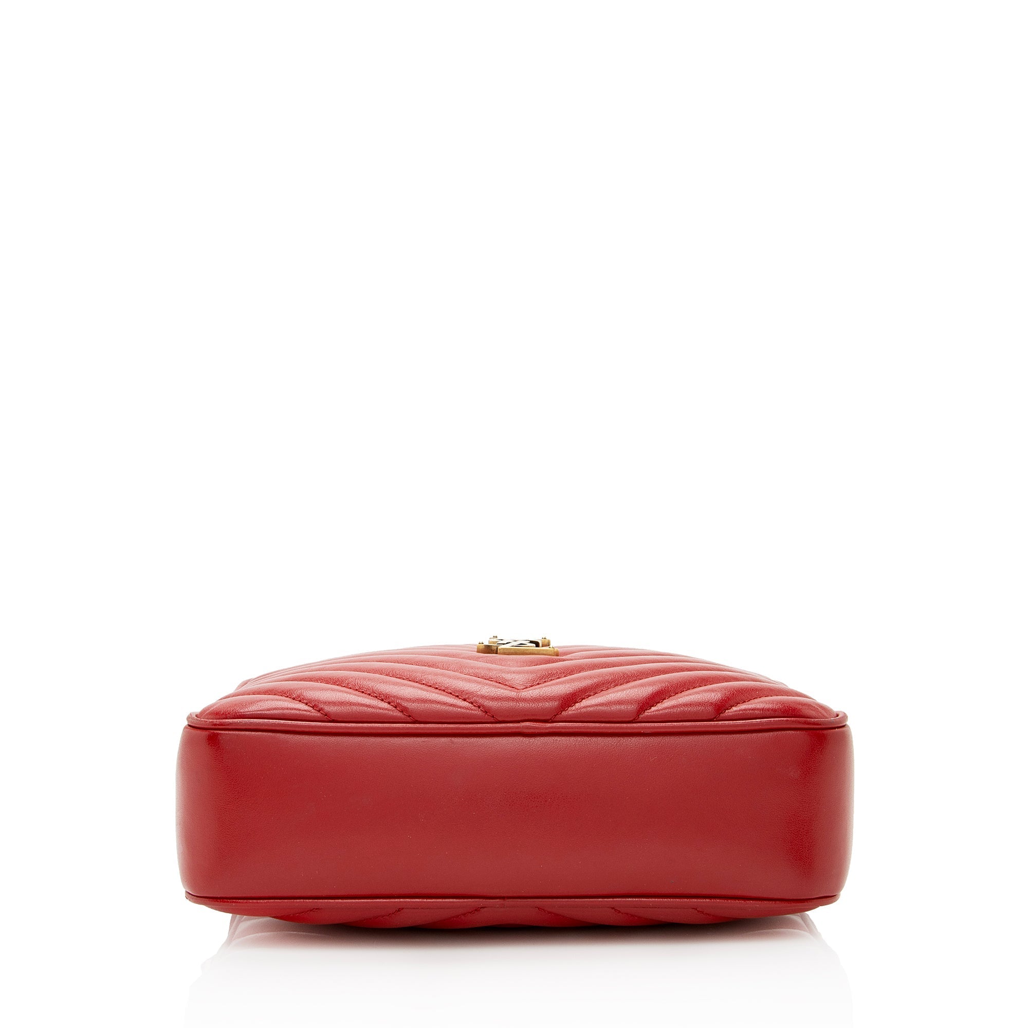 Saint Laurent Matelasse Calfskin Monogram Lou Camera Bag (SHF-22724)