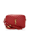 Saint Laurent Matelasse Calfskin Monogram Lou Camera Bag (SHF-22724)