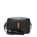 Saint Laurent Matelasse Calfskin Monogram Lou Camera Bag (SHF-23153)