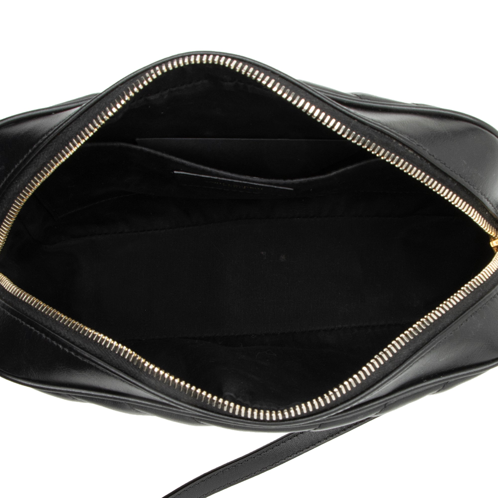Saint Laurent Matelasse Calfskin Monogram Lou Camera Bag (SHF-23153)
