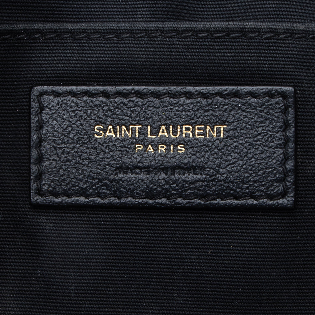 Saint Laurent Matelasse Calfskin Monogram Lou Camera Bag (SHF-23153)