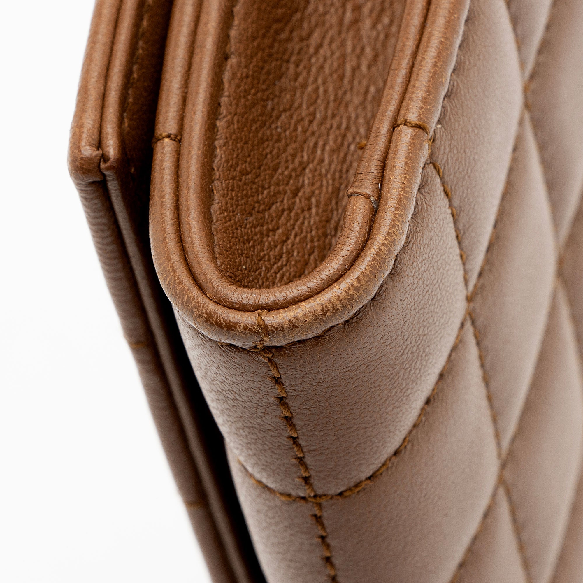 Saint Laurent Matelasse Calfskin Monogram Cassandre Small Wallet