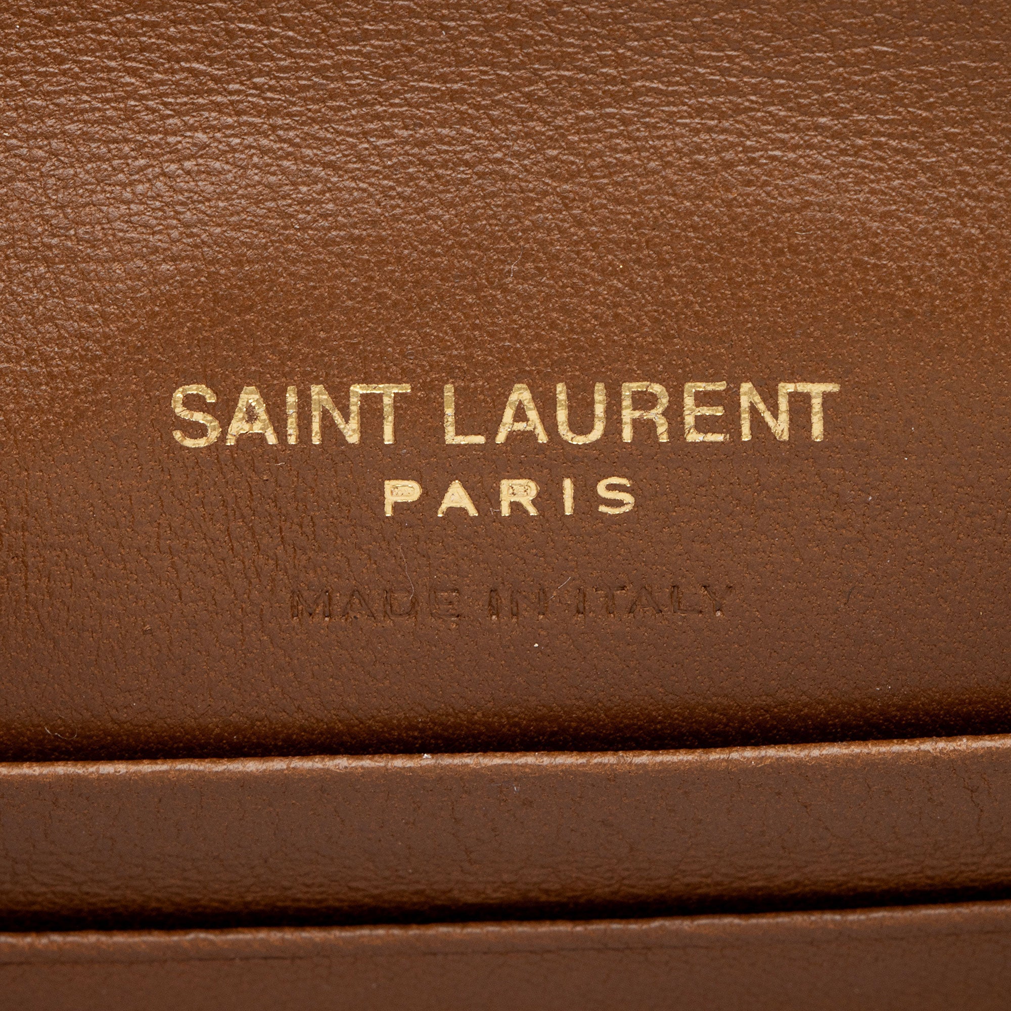 Saint Laurent Matelasse Calfskin Monogram Cassandre Small Wallet