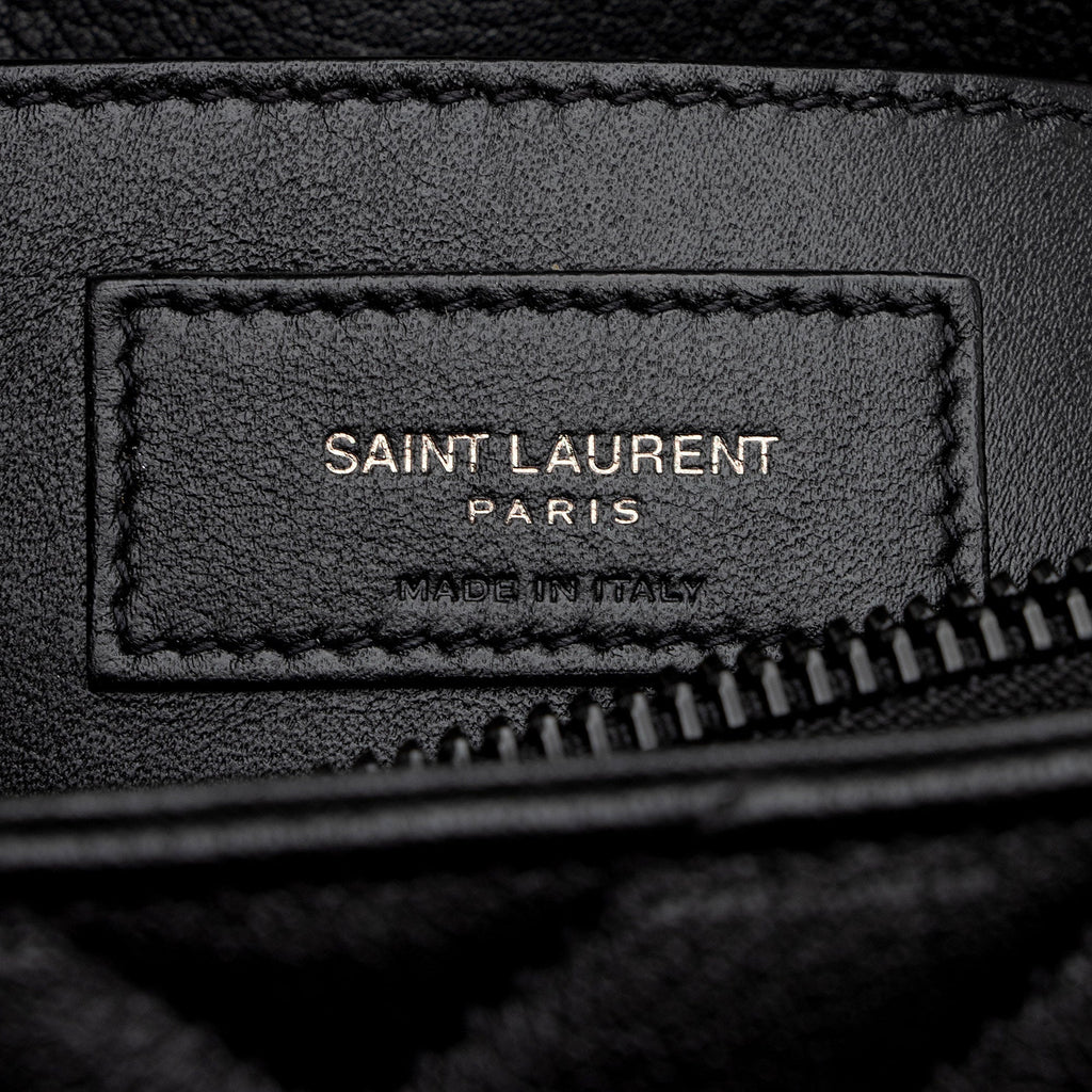 Saint Laurent Matelasse Calfskin Monogram College Large Shoulder Bag (SHF-K7F9Zp)