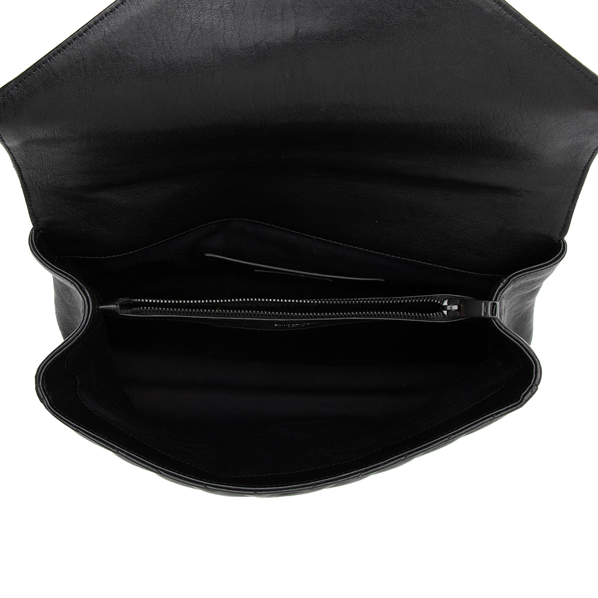 Saint Laurent Matelasse Calfskin Monogram College Large Shoulder Bag (SHF-NTG48D)