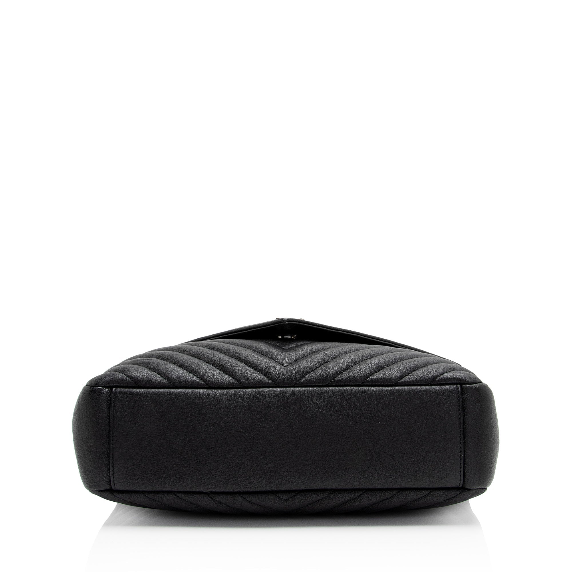 Saint Laurent Matelasse Calfskin Monogram College Large Shoulder Bag (SHF-gvwSDh)