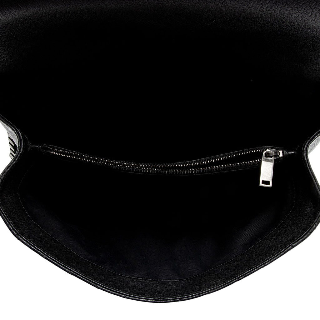 Saint Laurent Matelasse Calfskin Monogram College Large Shoulder Bag (SHF-gvwSDh)