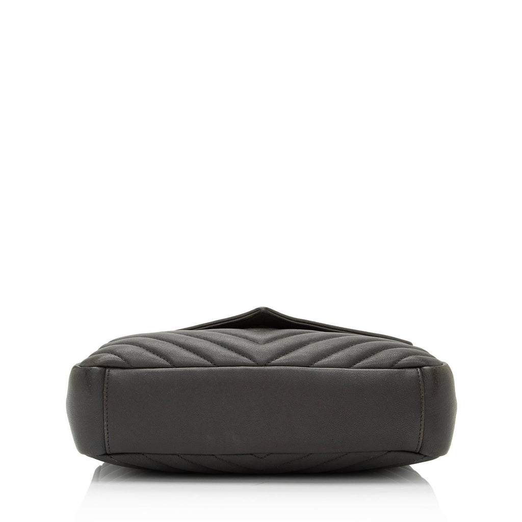 Saint Laurent Matelasse Calfskin Monogram College Medium Shoulder Bag (SHF-VVdWy3)