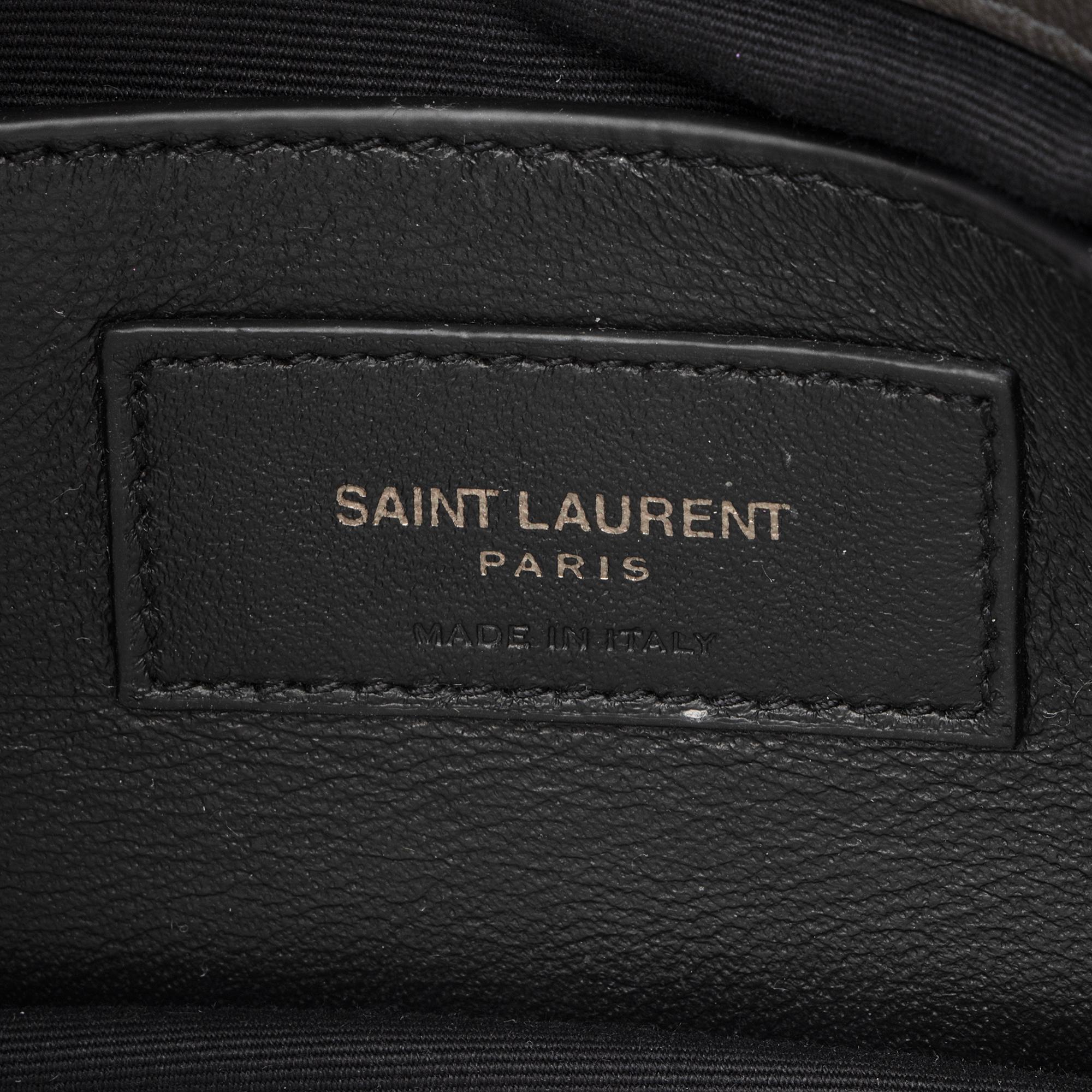 Saint Laurent Matelasse Calfskin Monogram College Medium Shoulder Bag (SHF-VVdWy3)