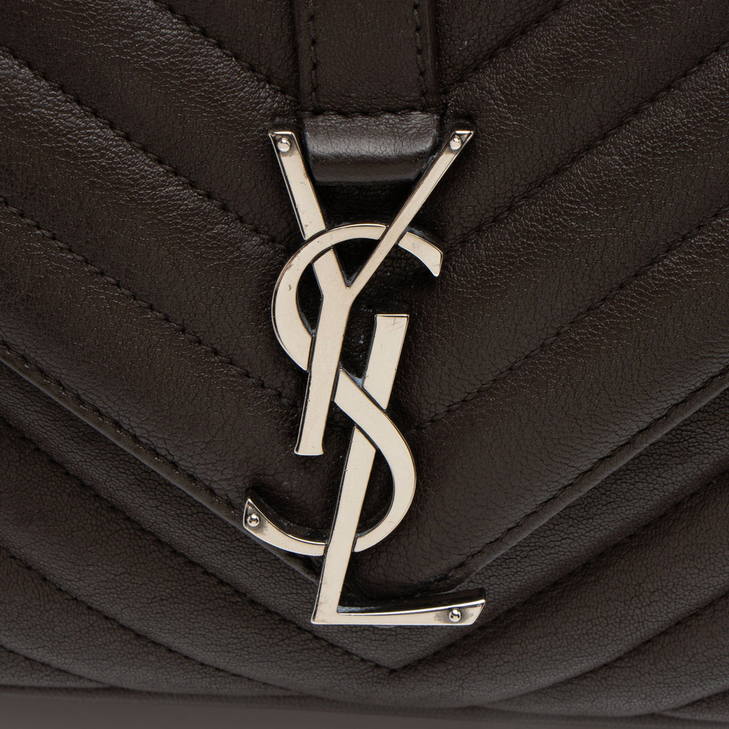 Saint Laurent Matelasse Calfskin Monogram College Medium Shoulder Bag