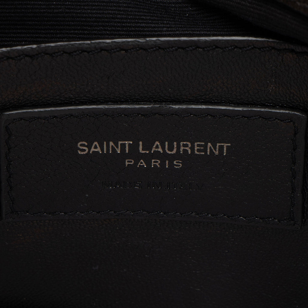 Saint Laurent Matelasse Calfskin Monogram College Medium Shoulder Bag