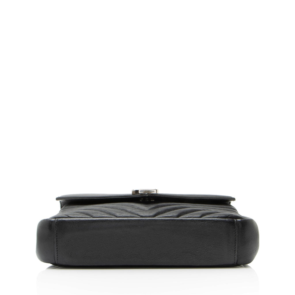 Saint Laurent Matelasse Calfskin Monogram College Medium Shoulder Bag