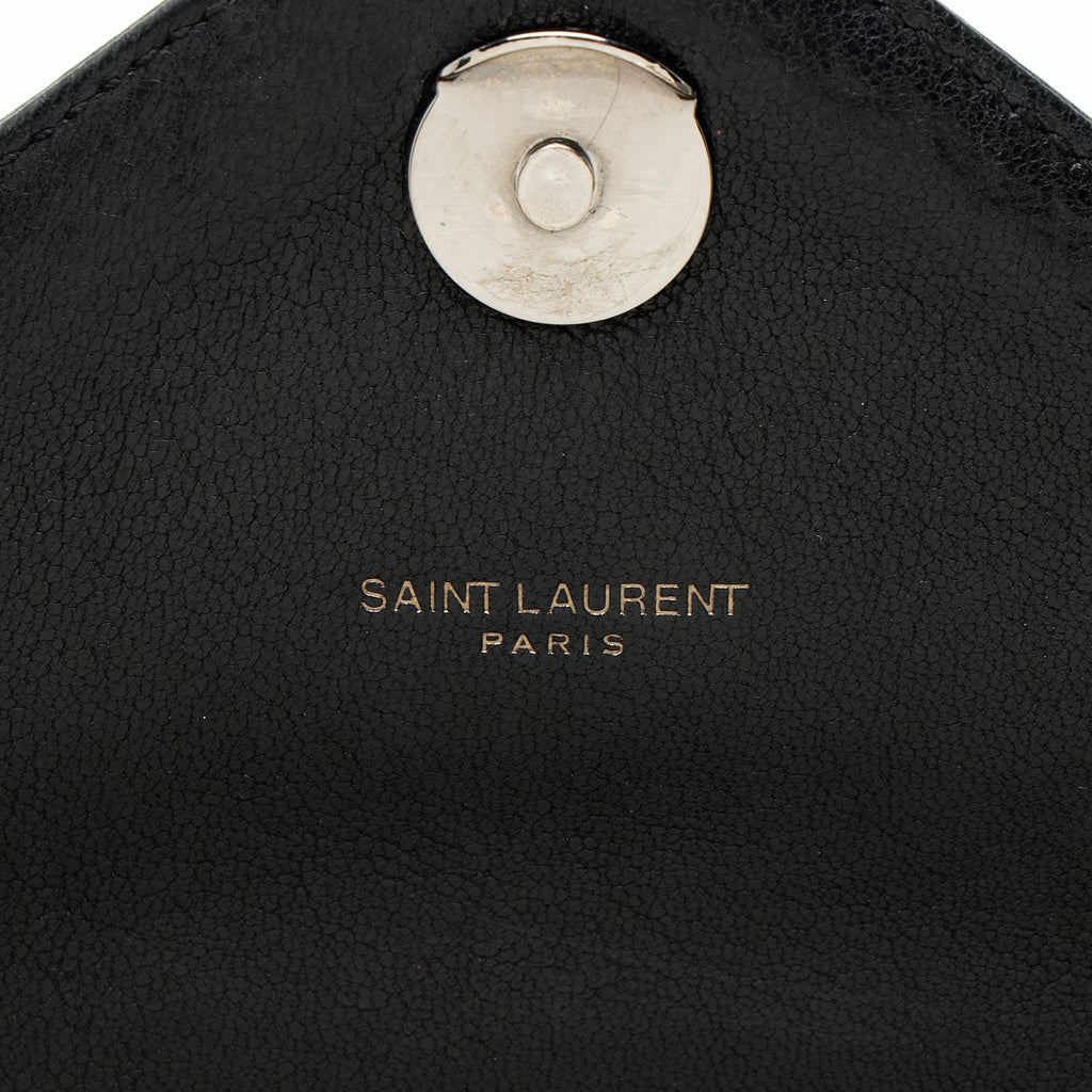 Saint Laurent Matelasse Calfskin Monogram College Medium Shoulder Bag