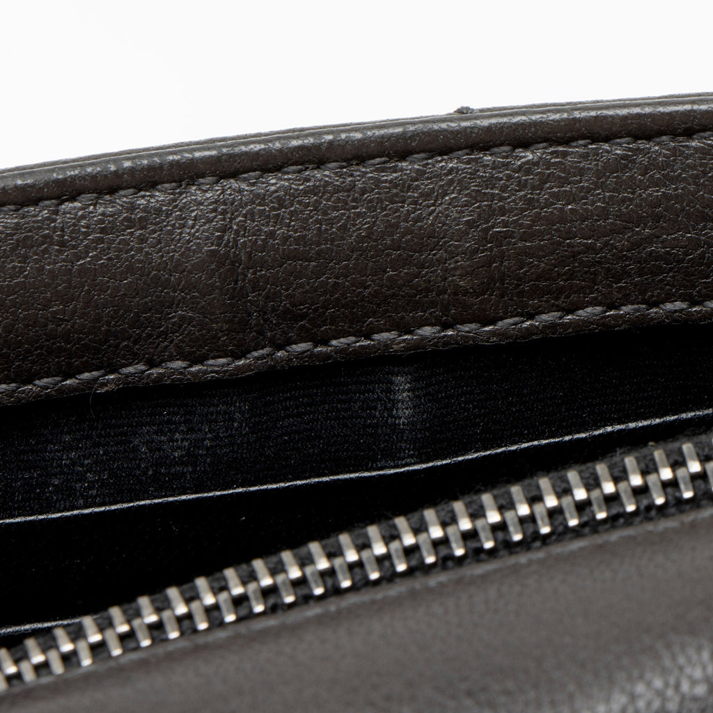 Saint Laurent Matelasse Calfskin Monogram College Mini Shoulder Bag