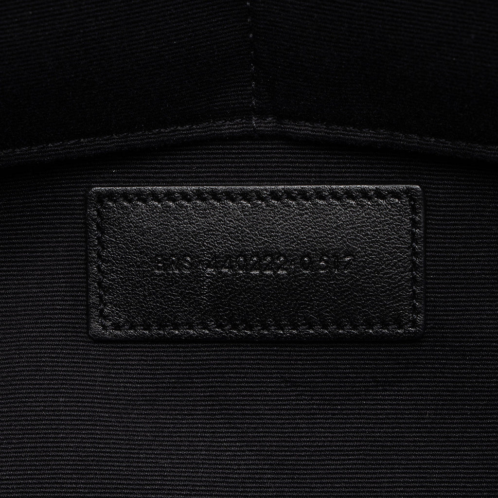 Saint Laurent Matelasse Calfskin Monogram Large Wristlet (SHF-Cxxp2w)