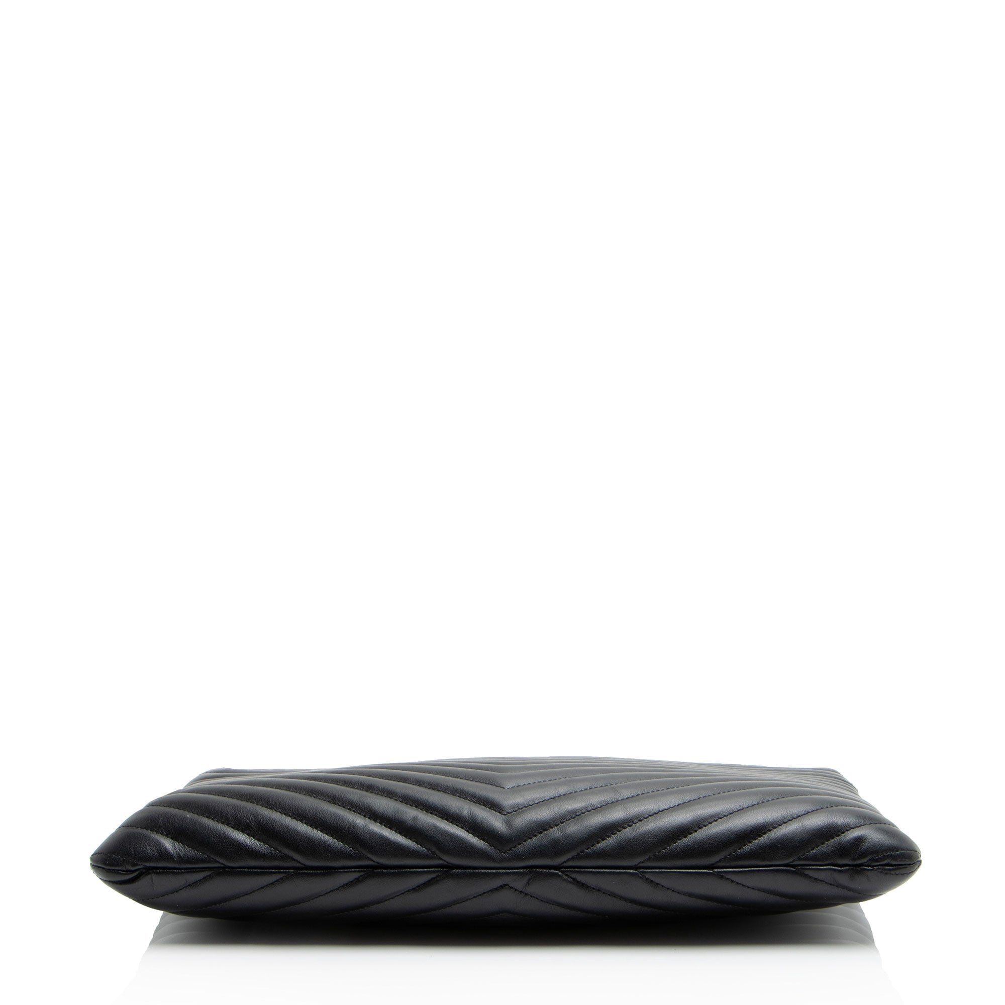 Saint Laurent Matelasse Calfskin Monogram Large Wristlet
