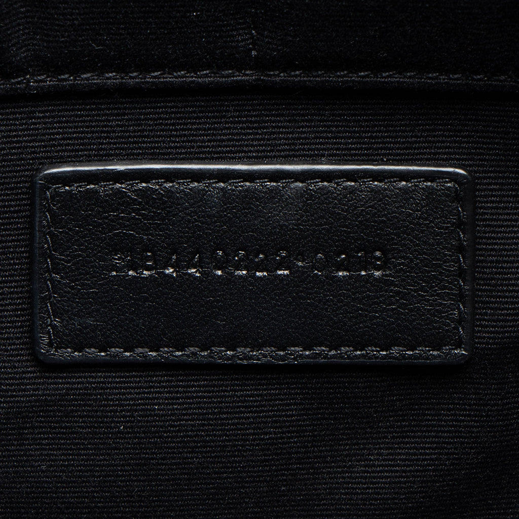 Saint Laurent Matelasse Calfskin Monogram Large Wristlet