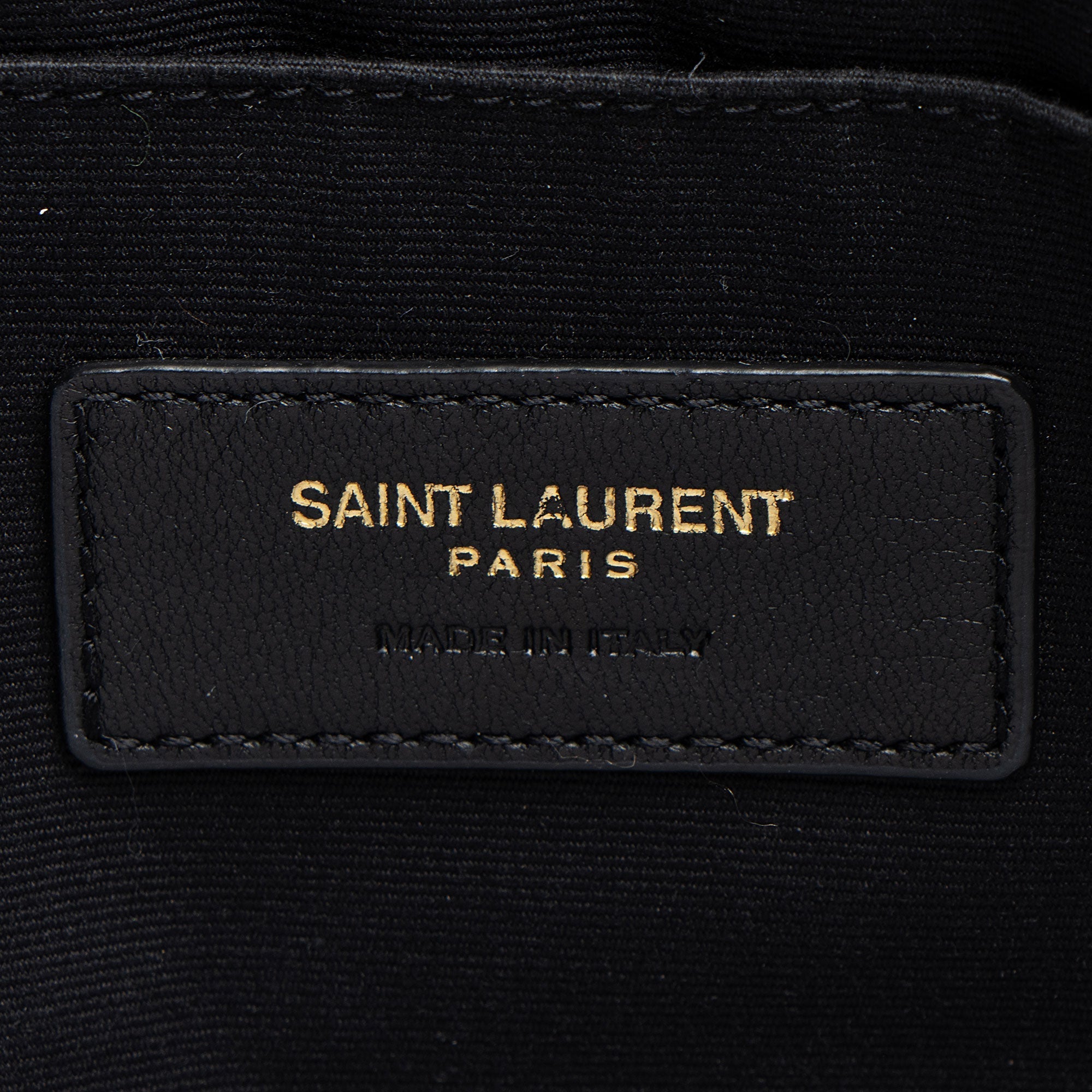Saint Laurent Matelasse Calfskin Monogram Large Wristlet