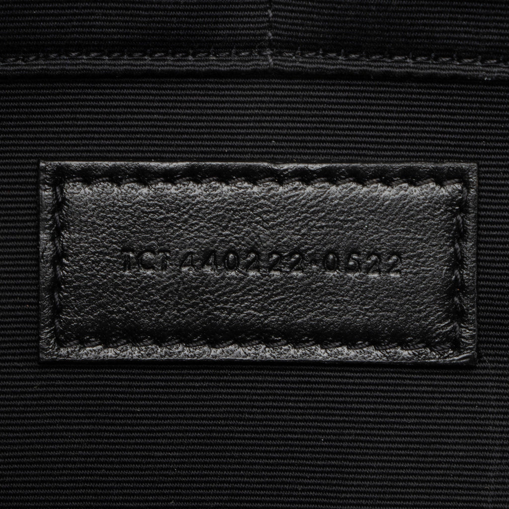 Saint Laurent Matelasse Calfskin Monogram Large Wristlet