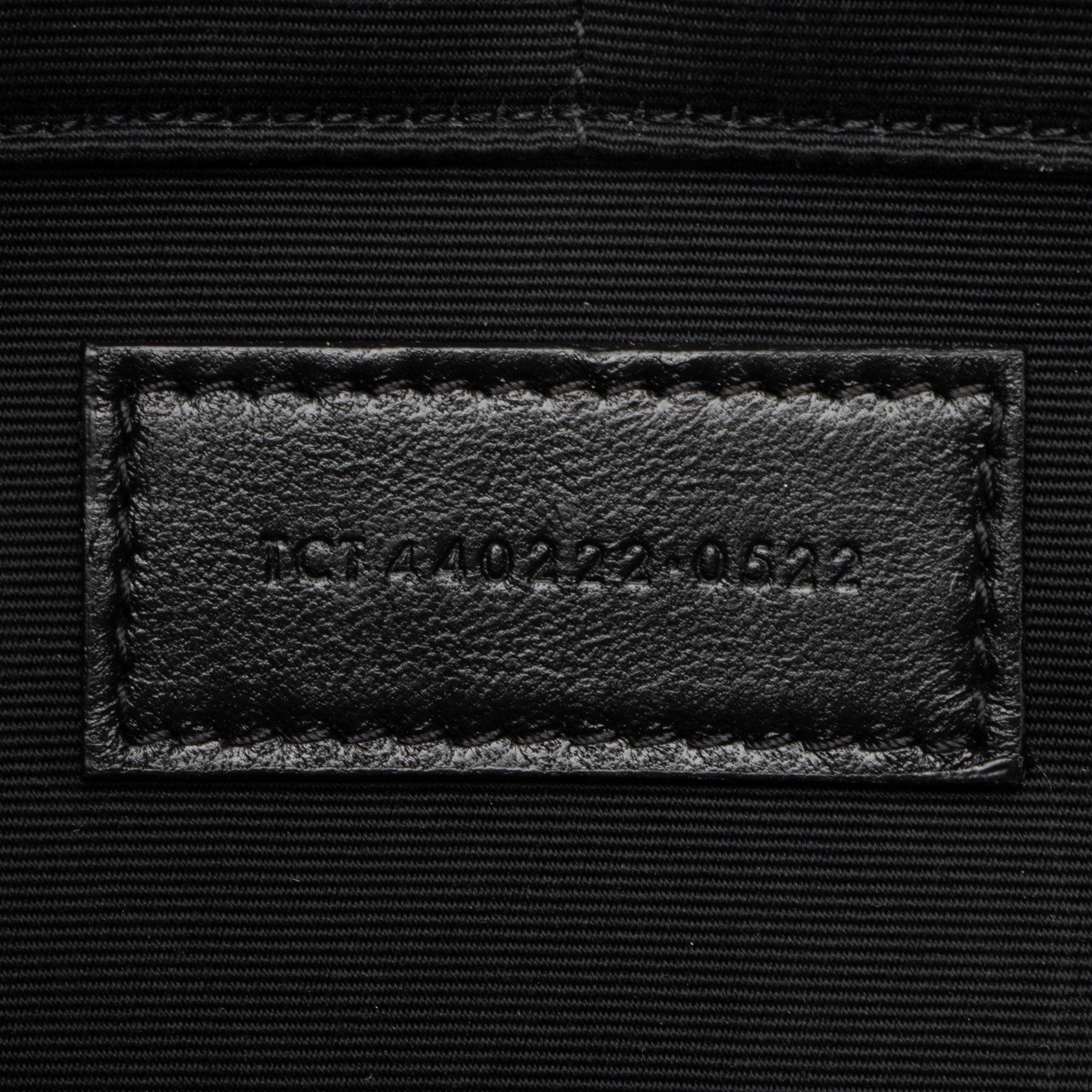 Saint Laurent Matelasse Calfskin Monogram Large Wristlet
