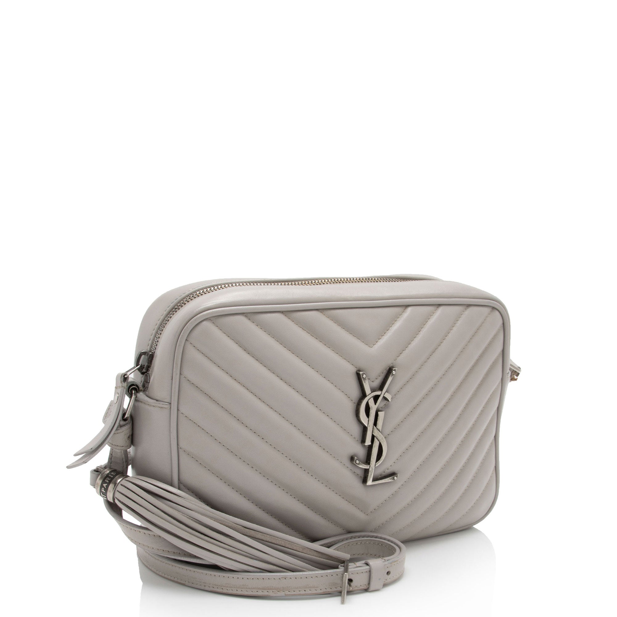 Saint Laurent Matelasse Calfskin Monogram Lou Camera Bag - FINAL SALE (SHF-iTLHGg)