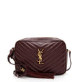 Saint Laurent Matelasse Calfskin Monogram Lou Camera Bag (SHF-sQ3XgD)