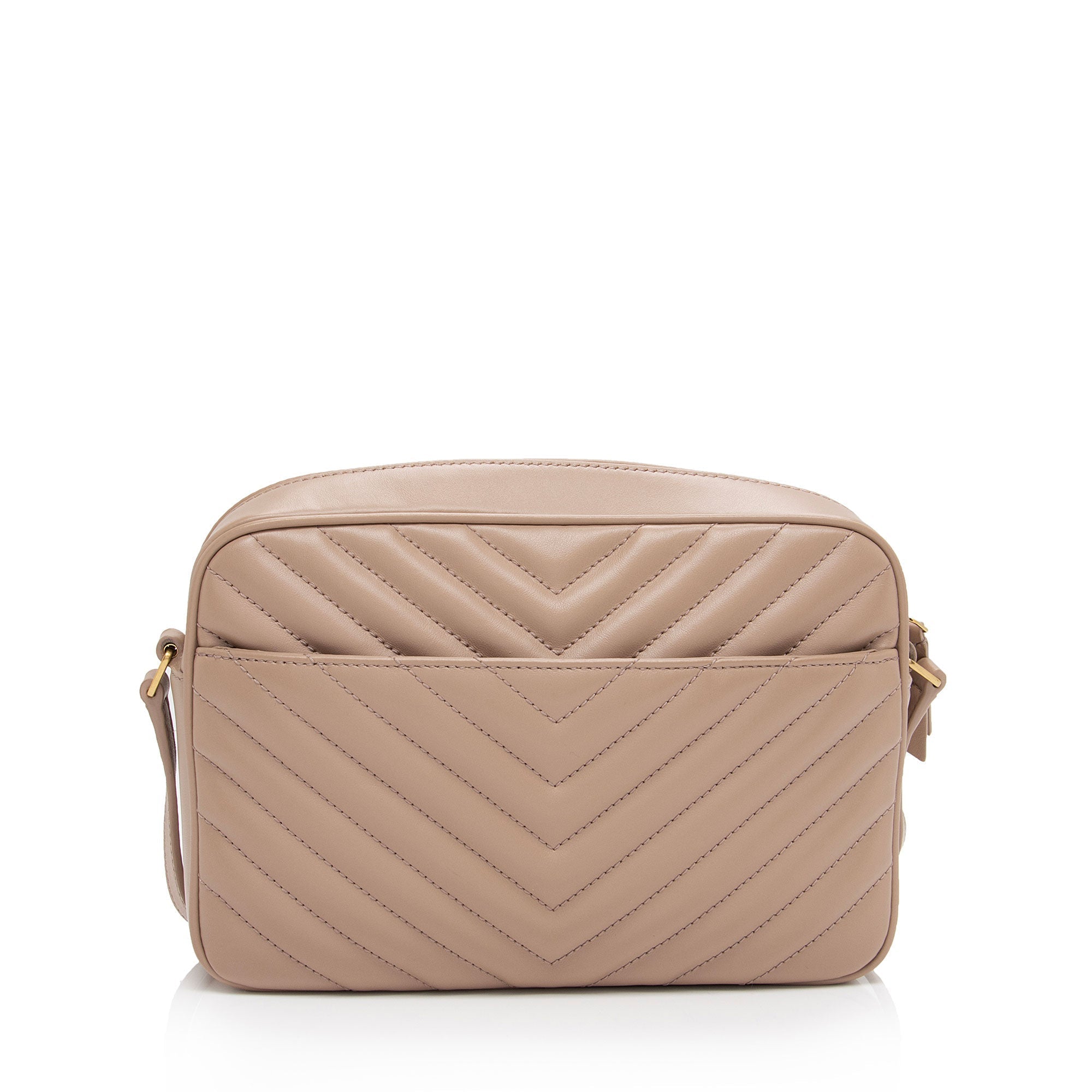 Saint Laurent Matelasse Calfskin Monogram Lou Camera Bag (SHF-X8DDNR)