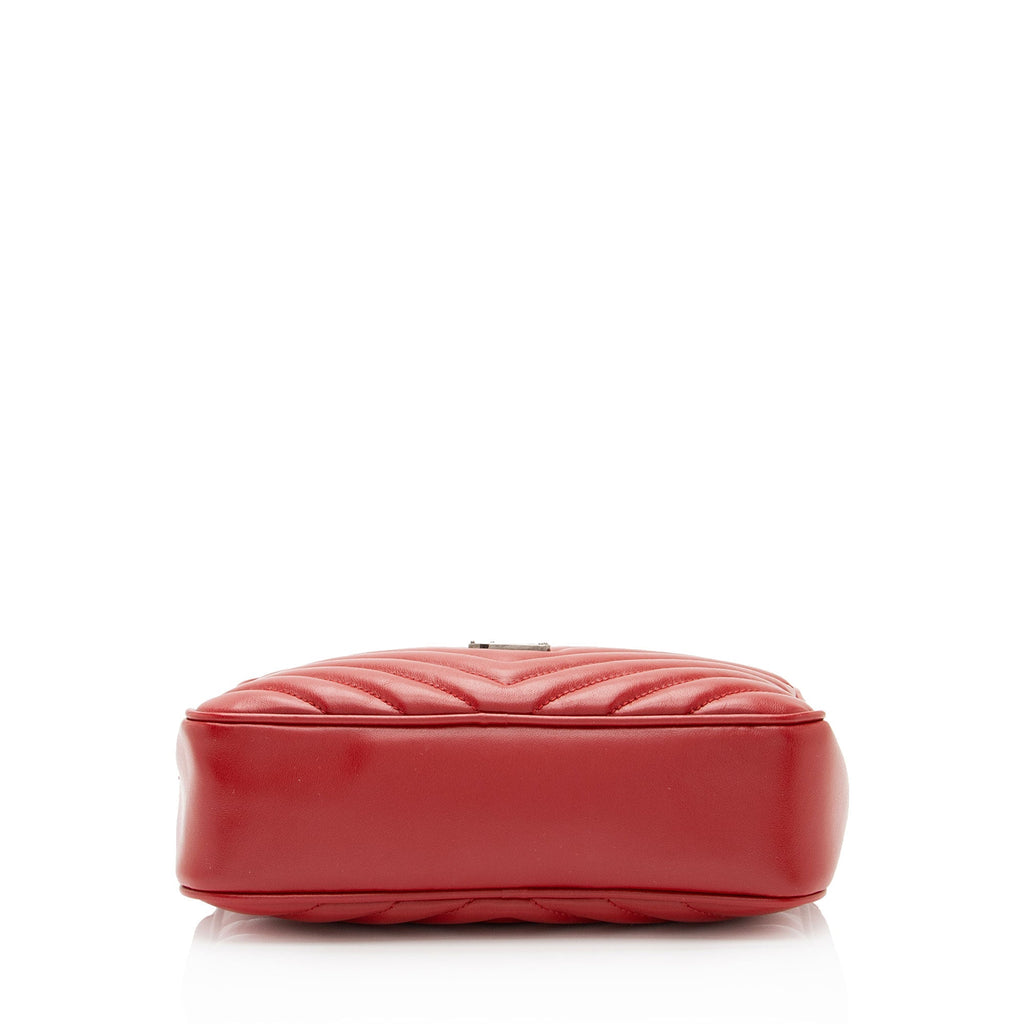 Saint Laurent Matelasse Calfskin Monogram Lou Camera Bag