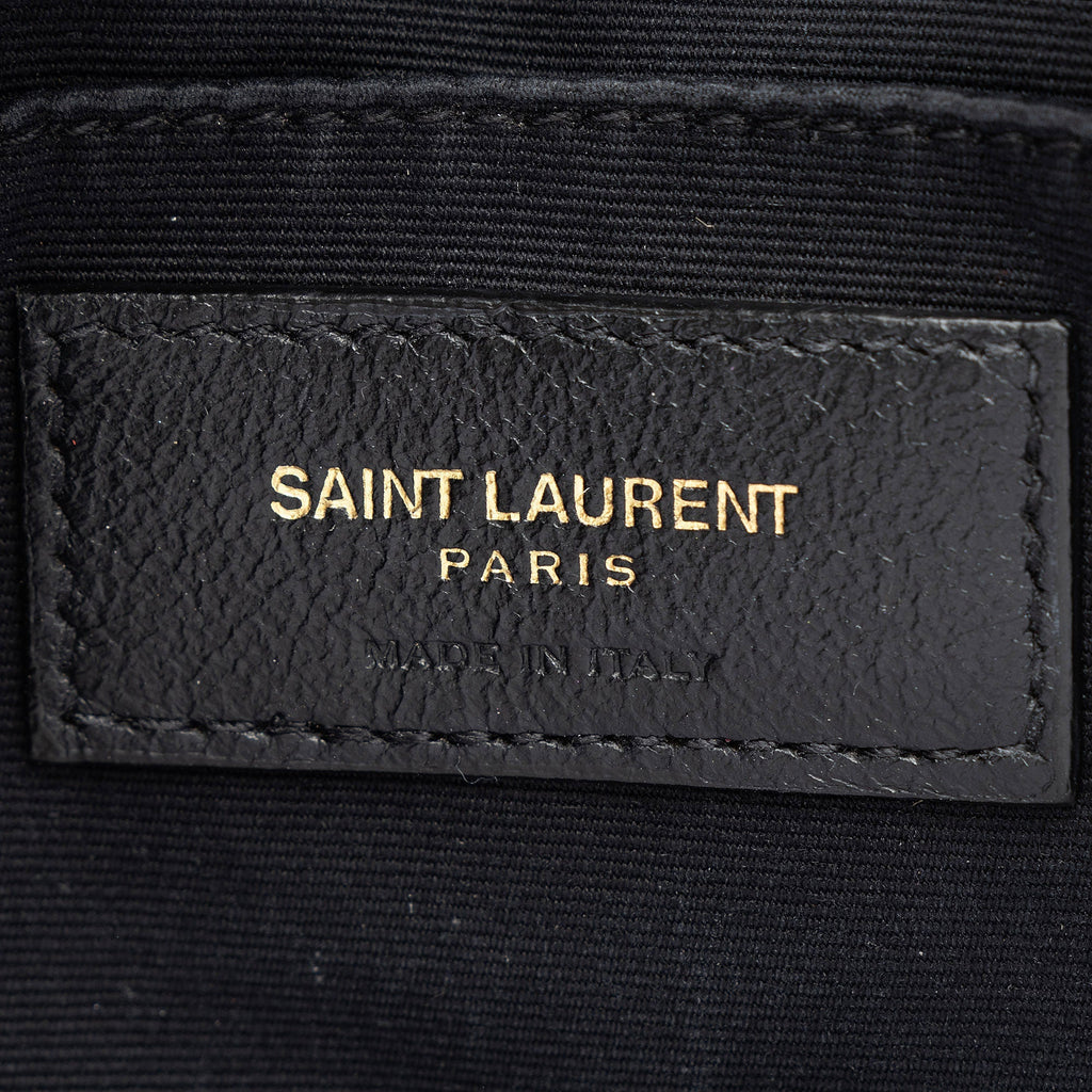 Saint Laurent Matelasse Calfskin Monogram Lou Camera Bag (SHF-5REUgE)