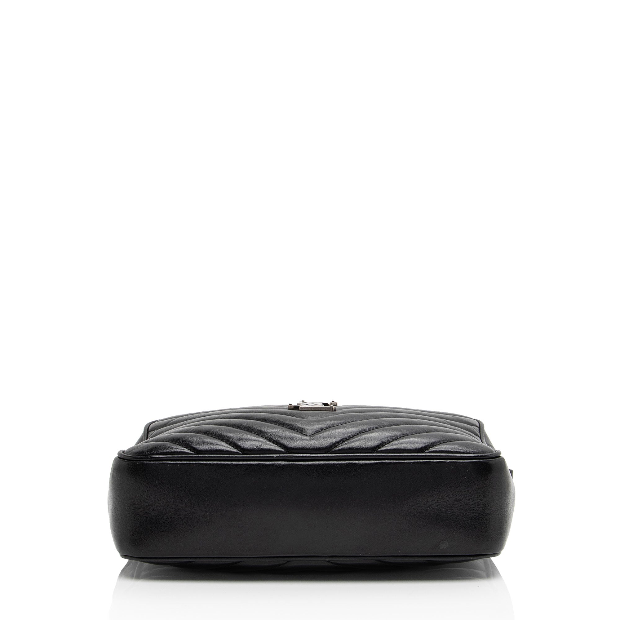 Saint Laurent Matelasse Calfskin Monogram Lou Camera Bag (SHF-ZcEqKL)