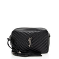 Saint Laurent Matelasse Calfskin Monogram Lou Camera Bag (SHF-ZcEqKL)