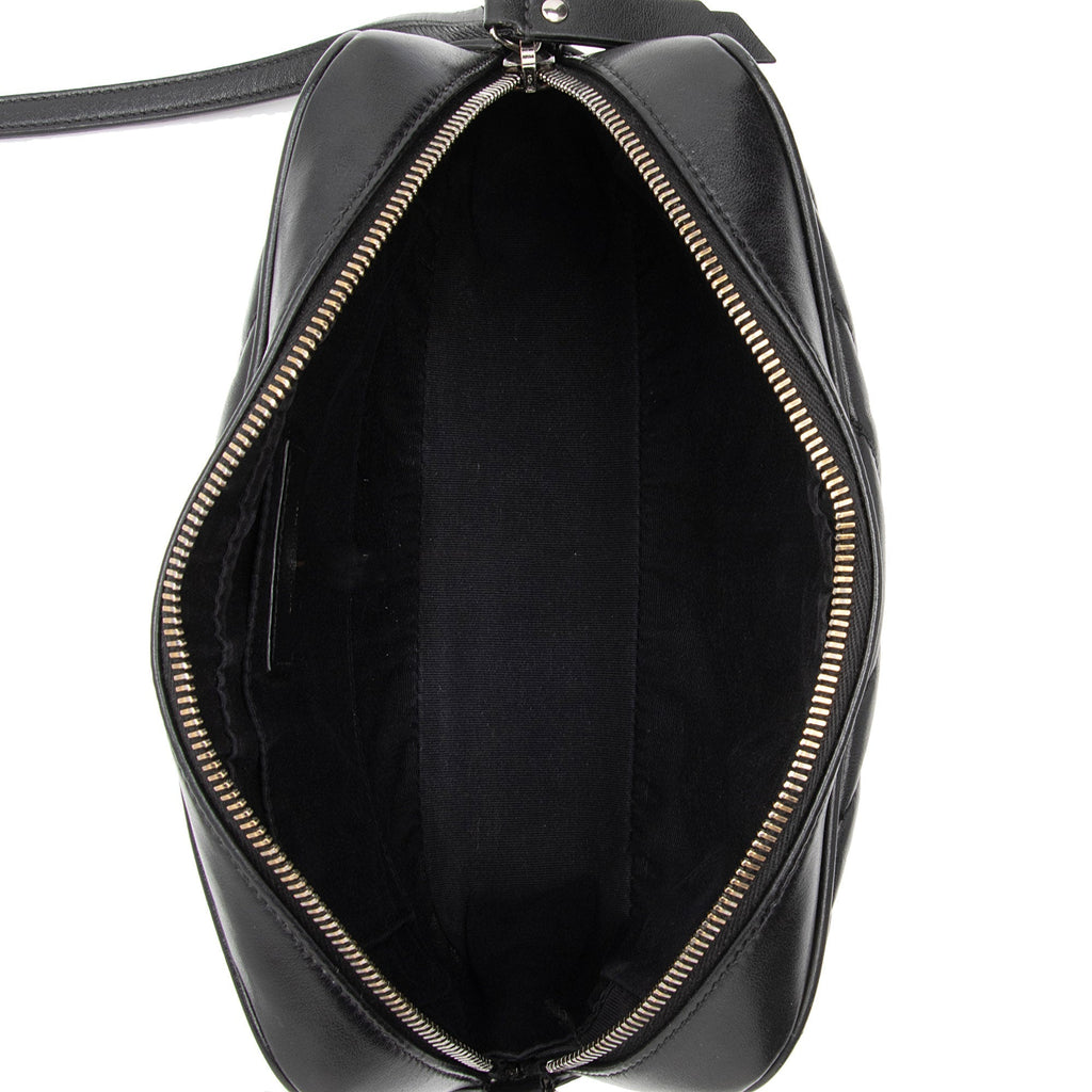 Saint Laurent Matelasse Calfskin Monogram Lou Camera Bag (SHF-ZcEqKL)