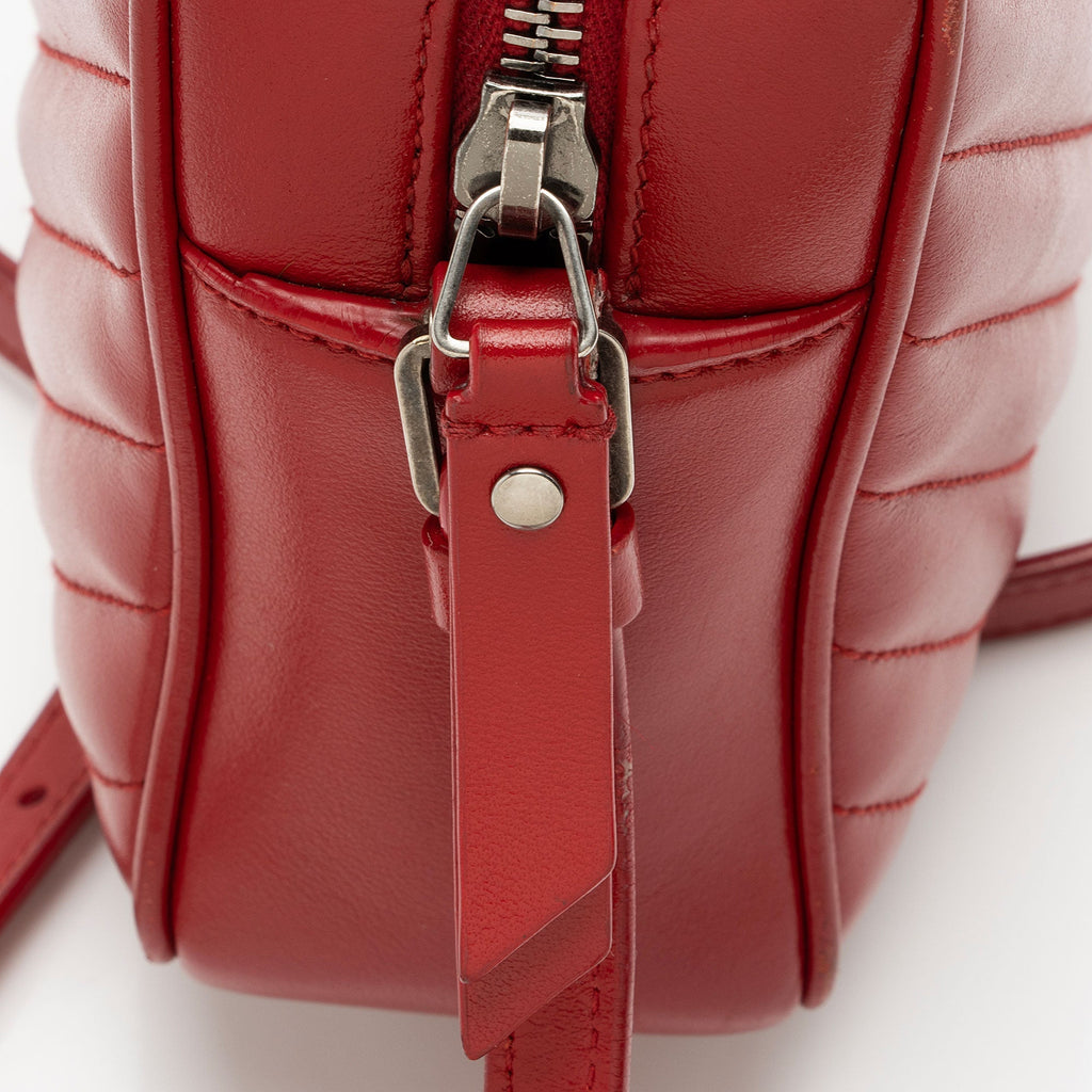 Saint Laurent Matelasse Calfskin Monogram Lou Camera Bag (SHF-G4BzPO)