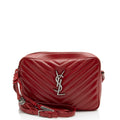 Saint Laurent Matelasse Calfskin Monogram Lou Camera Bag (SHF-G4BzPO)